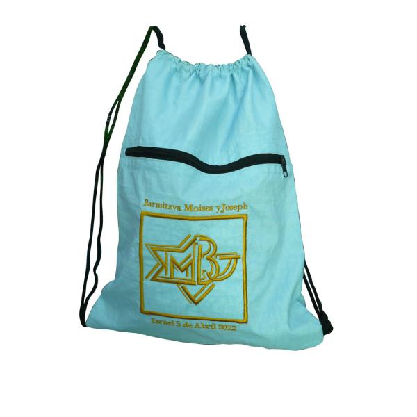 Quality Drawstring 420D nylon fabric back bags with emboidery logo nylon storage bags for sale