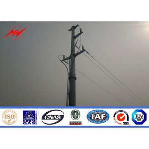 Buy cheap Utility Galvanized Power Poles For Power Distribution Line Project from wholesalers