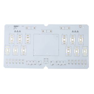 Single Side Aluminum Pcb Assembly White Silkscreen UL ISO13485