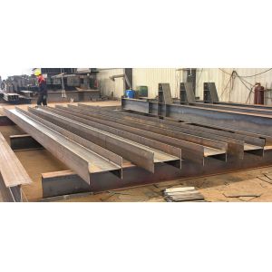Buy cheap Custom Welded H Beam Structural Steel Q235B Q355B ASTM A36 from wholesalers