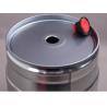 Buy cheap Homebrew Round Metal Beer Can 5L With Valve And Tape 0.23mm Thickness from wholesalers
