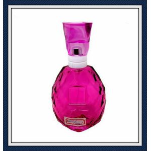 Lightweight Glass Elegant Perfume Bottle Custom Made Silver Crimp Pump