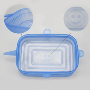 Buy cheap Rectangular Silicone Stretch Reusable Lids Stretchable Food Covers from wholesalers