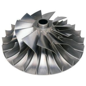 CNC Aluminum Parts High Precision Anodized Centrifugal Pump Impeller