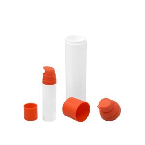 Cylinder 20ml 100ml Airless Lotion Cosmetic Vacuum Pump Bottle For Face Cream