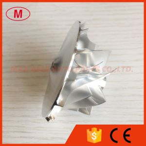 Buy cheap RHF5V 39.98/56.00mm 7+7 blades high performance turbo milling/aluminum 2618/billet compressor wheel for VB13 from wholesalers