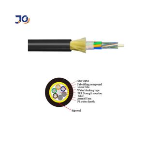 Buy cheap Span 100m 48 Core SM Fiber Optic Cable ADSS For Overhead from wholesalers