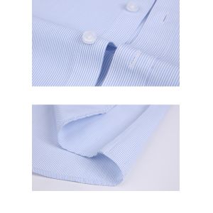 Buy cheap Oversized Plus Size Top for Adults No Ironing Long Sleeve Shirt in Plain Dyed Fabric from wholesalers