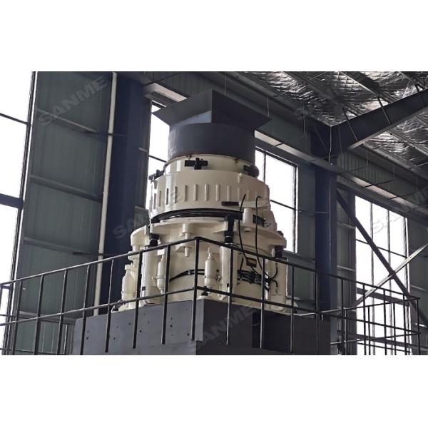 Quality 350mm Steel Slag Mining Crushing Machine Vertical Shaft Stone Crushing Line for sale