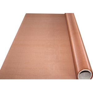 Buy cheap Rustproof Pure Copper Woven Wire Mesh Screen High Electrical Conductivity product