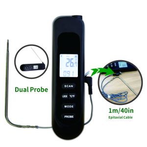 China Folding Instant Read Digital Thermometer With Backlit Large LCD Screen on sale