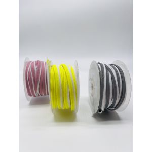 Buy cheap Polyester TC Elastic Reflective Piping For Sewing On Clothes Reflective Backpack Edging from wholesalers