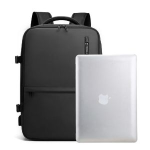Buy cheap Expandable Mens Business Laptop Backpack With USB Charging from wholesalers