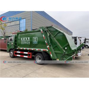 Buy cheap LHD Dongfeng 6cbm Compressed Garbage Truck With Double Operation System from wholesalers