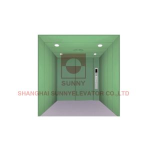 Buy cheap Machine Roomless MRL Freight Elevator With Steel Plate Floor for building from wholesalers