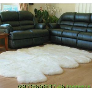 Buy cheap Round Sheepskin Cushion Pads Seat Sleeping Wool Mat from wholesalers