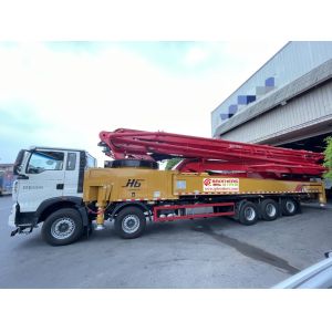 Buy cheap Condition 75m Concrete Pump Truck with High Productivity and Cylinder Type Structure from wholesalers