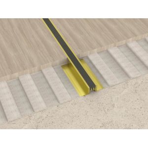 2.5cm Aluminium Movement Joint Home Decorative Metal Edge Flooring Profile