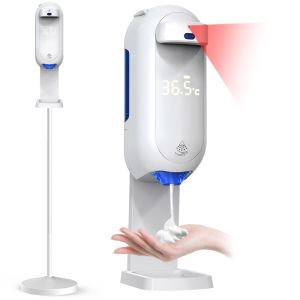Buy cheap Intelligent 1.1L Automatic Soap Dispensers With Forehead Thermometer from wholesalers