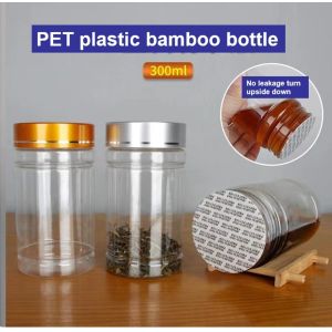 China Transparent Empty Medication Bottles Round Plastic Bottles For Tablets on sale