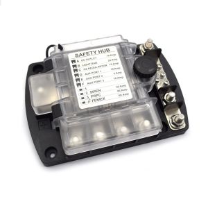 Buy cheap 350A 10 Way Blade Midi Fuse Box Standard Fuse Safety Hub Ignition Protected Fuse Block For Car Boat Marine from wholesalers