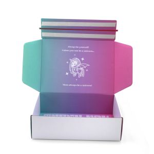 Buy cheap Custom Gradient Corrugated Shipping Box Men Box Clothing Hoodie Packaging Box For Hoodies from wholesalers