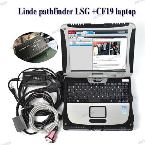 Buy cheap Ready to use CF19 laptop+Forklift Truck Diagnostic Tool For Linde Canbox Doctor with Linde Pathfinder Software from wholesalers