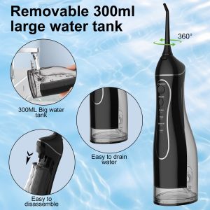 Buy cheap Professional Dental Cleaning Rechargeable Oral Care Irrigator with 5 Customizable Nozzle Tips and Waterproof Design from wholesalers