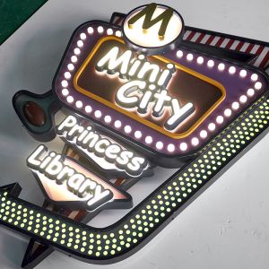 High Brightness LED Light Stainless Steel Letters Electronic Signs Luminous