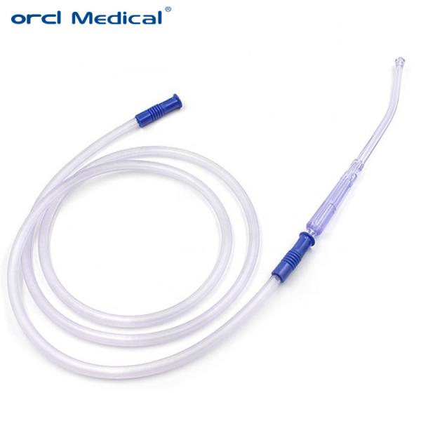 Buy cheap Medical Supply Latex-Free Yankauer Suction Set with Tubing Biocompatible Ideal for Post-Op Wound & Airway Suction from wholesalers