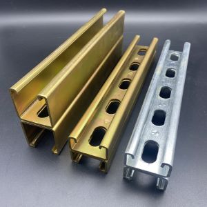 Buy cheap Zinc Plated 3m 6m Spot Welding Double Unistrut Channel from wholesalers