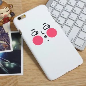 Hard PC Cartoon Expression Image Back Cover Cell Phone Case For iPhone 7 6s Plus