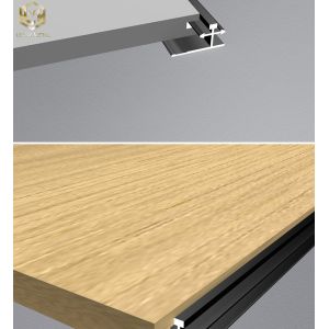 Buy cheap ​Anodized 2mm Thickness Aluminium Edge Trim Profiles With UV Resistance from wholesalers