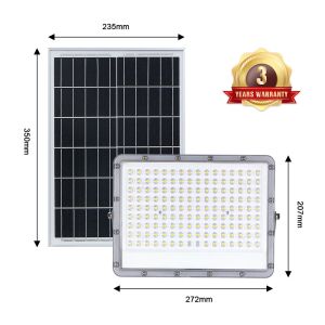Buy cheap Ultra Slim Body Solar Powered Flood Lights High Lumen Led Chip 2700K IP65 from wholesalers
