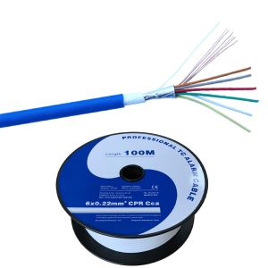 Buy cheap 8x0.22mm2 TC Tinned Copper LSF Insulation Alarm Cable Signal Cable with 5000000000 PVC Jacket from wholesalers