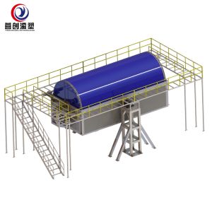 Buy cheap Rotational Molding Machine For Making Plastic Barrier from wholesalers