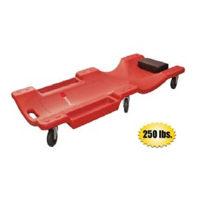 Red Color Foldable Creeper Car Mechanics Padded Creeper Trolley Seat Car Creeper