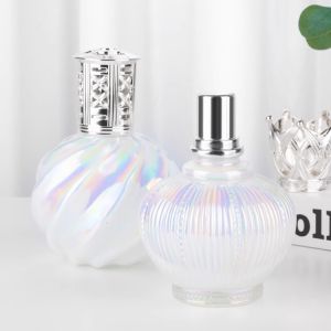 Buy cheap White Glass Cosmetic Packaging Spherical Shell Pattern Catalytic Aromatherapy 100ml from wholesalers