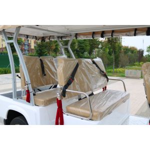 Buy cheap New Energy Lithium Battery Electric White Convertible Sightseeing Car Suitable For Scenic Spots, Hotels And Airport Transfers With Customizable Colors from wholesalers