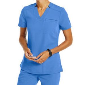 Buy cheap factory custom logo strech solid color made in china cheap custom color scrubs uniforms from wholesalers