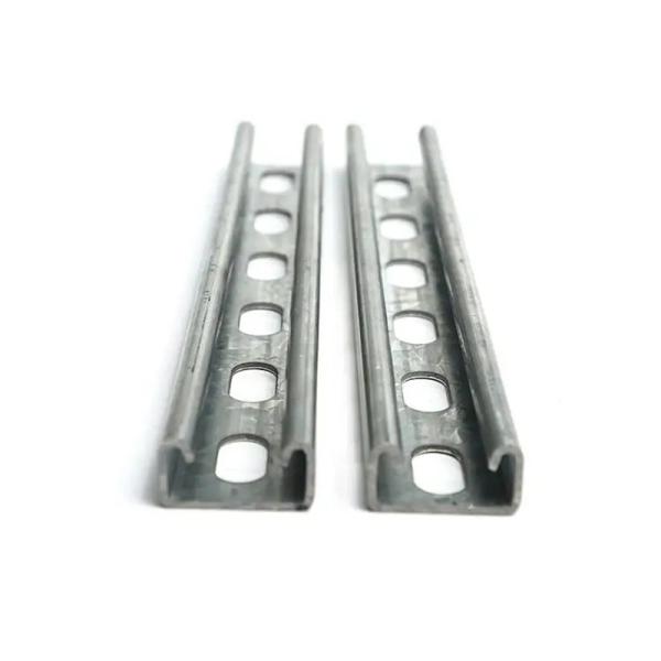 Corrosion Resistant Silver Anodized C Shaped Aluminium Strut Channel Aluminum