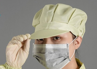 Quality Hard Brim High Elastic Rubber 0.5 Strip Esd Cap for sale