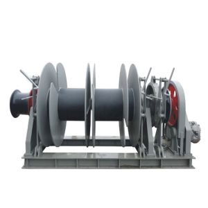 Buy cheap Load 100KN Power 45KW Chain Diameter 12mm Marine Drum Winch product
