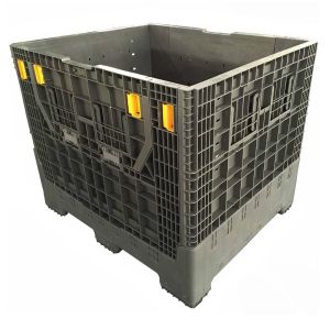Buy cheap Large foldable collapsible plastic virgin HDPE industry pallet box from wholesalers