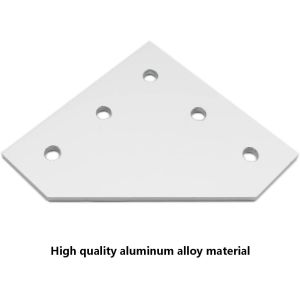 Buy cheap Offering Sample 90 Degree L Shape Corner Bracket Plate for 20 x 20mm Aluminum Profile from wholesalers