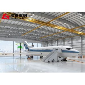 Buy cheap Prefabricated Hot Rolled Steel Structure Aircraft Hangar Warehouse H Section from wholesalers