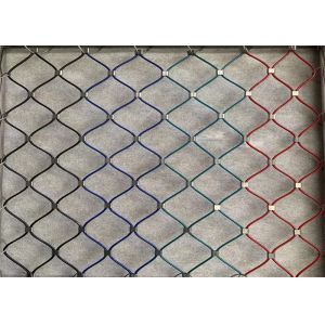 Buy cheap 60*105mm Stainless Steel Wire Rope Mesh from wholesalers