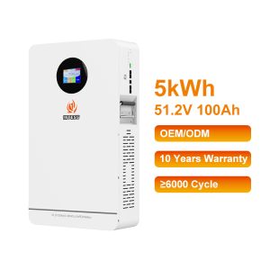 Buy cheap Wall Mount Energy Storage System 51.2V 100Ah 5.12kWh All in One Home Battery with Touch Screen from wholesalers