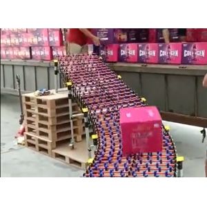 Buy cheap Zzgenerate Various Shapes Plastic Explandable Roller Conveyor for Cartons product