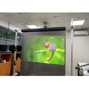 3D Holographic Adhesive Rear Projection Film For Display , Durable
